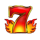 fiery sevens hot 5 7 symbol icon