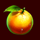 fiery sevens orange symbol icon