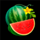 fiery slots watermelon symbol icon