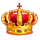 fire blaze orange wizard crown symbol icon