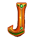 fire blaze orange wizard j symbol icon