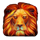 fire blaze orange wizard lion symbol icon