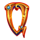 fire blaze orange wizard q symbol icon