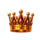 fire diamond crown symbol icon