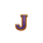 fire diamond j symbol icon