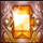 fire eagle yellow gem symbol icon