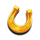 fire horse riches horseshoe symbol icon