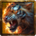 fire lion 2 tiger symbol icon