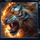 fire lion symbol 1 icon