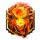 fire stampede yak symbol icon
