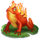 fire toad 2 frog 2 symbol icon