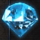 fire vs ice diamond symbol icon