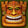 fireball inferno tiki orange symbol icon