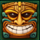 fireball inferno tiki yellow symbol icon