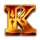 firestorm joker 777 gold k symbol icon