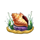 fish trio shell symbol icon