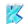 fish wishes k symbol icon