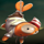 fishin impossible orange fish symbol icon