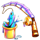 fishin the biggest gold fishing rod symbol icon