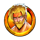 fist of destruction blonde symbol icon