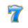 five times wins blue7 symbol icon