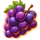 flame fruits frenzy hold and win grape symbol icon