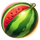 flame fruits frenzy hold and win watermelon symbol icon
