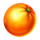 flame fruits frenzy orange symbol icon