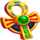 flame of ra ankh symbol icon