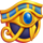 flame of ra eye symbol icon