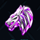 flame wolf symbol icon