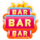 flaming bars symbol 2 icon