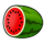 flaming bells hold and win cut watermelon symbol icon