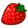 flaming bells hold and win strawberry symbol icon