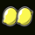 flaming fruit lemon symbol icon