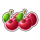flaming wild 27 cherries symbol icon