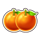 flaming wild 27 oranges symbol icon