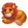 fluffy favourites clawmania plush lion symbol icon