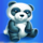 fluffy favourites fairground panda symbol icon
