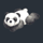 fluffy favourites panda symbol icon