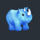 fluffy favourites rhino symbol icon