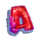 fluffy fishin letter a symbol icon