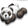 fluffy too panda symbol icon