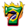 fogo do brasil 777 7 brazil fire symbol icon