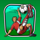 football fever kicking symbol icon