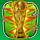 football fever trophy symbol icon