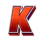 football hits k symbol icon