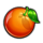 football hold and blitz orange symbol icon