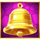 forever golden bell symbol icon