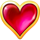 forever golden hearts symbol icon